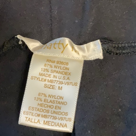 Matty M Black Track Pants with Tapered Fit - Picture 4 of 5